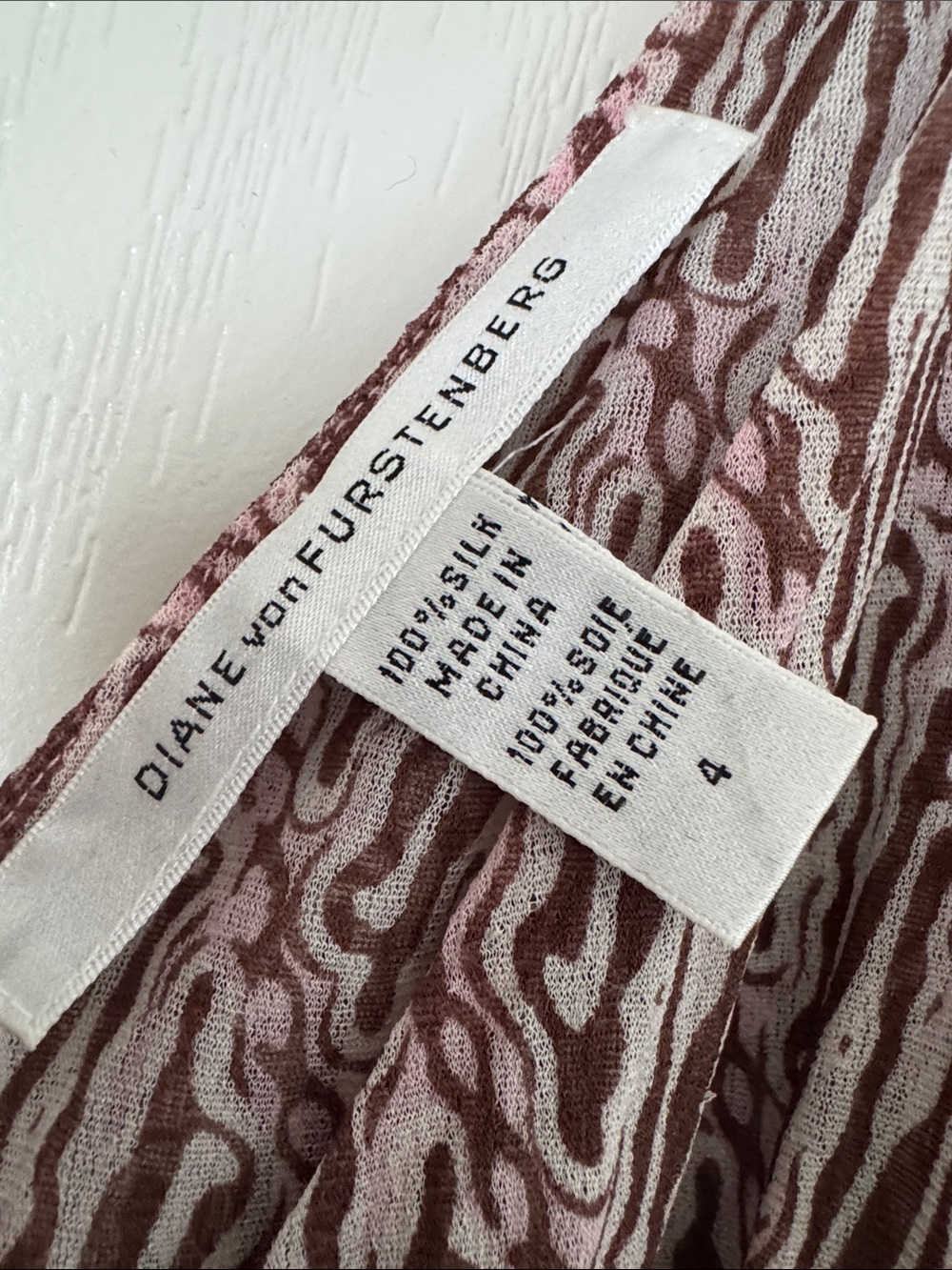 Diane Von Furstenberg Silk Sleeveless V-Neck Midi Dress with Tie Straps - Picture 3 of 6